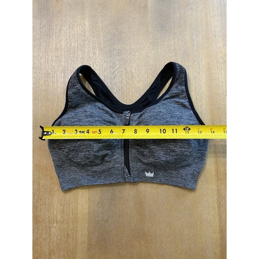 Shefit‎ Lounge Sports Bra Luxe Zip Front High Impact Padded
